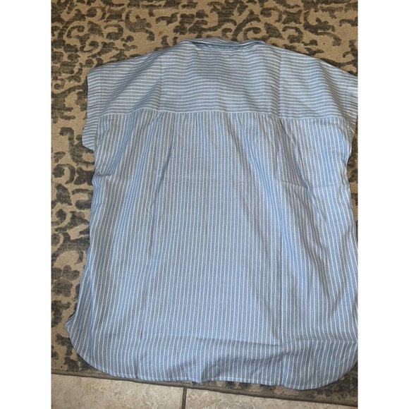 New J.‎ Jill blue/white women's top size large - Picture 5 of 8